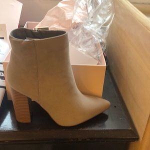 Brand New Taupe booties!